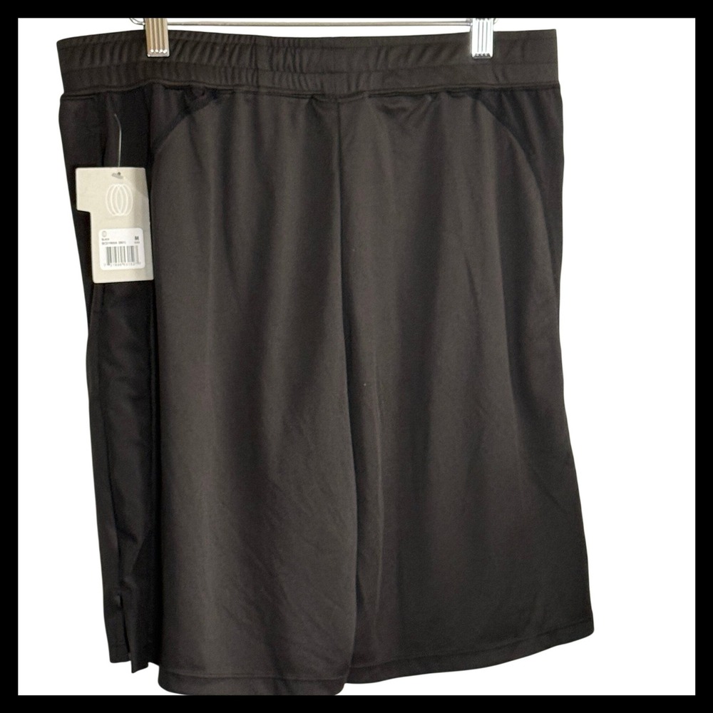 Balance Collection Mens Black Athletic Shorts Size M NWT Gym Training Running